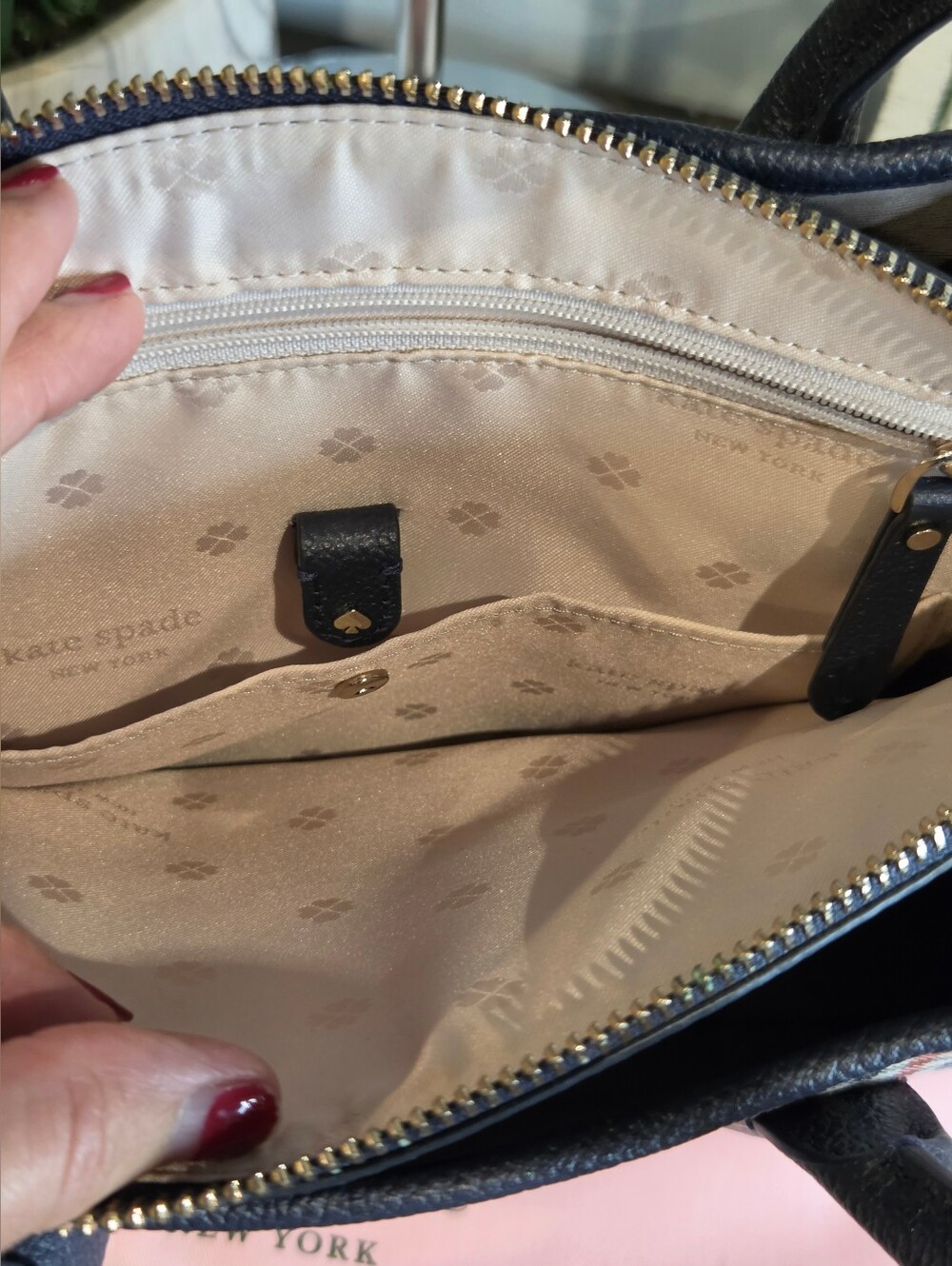 Kate Spade Margaux Plaid Satchel & Dustbag. - Picture 11 of 15